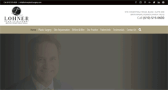 Desktop Screenshot of lohnerplasticsurgery.com