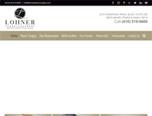 Tablet Screenshot of lohnerplasticsurgery.com